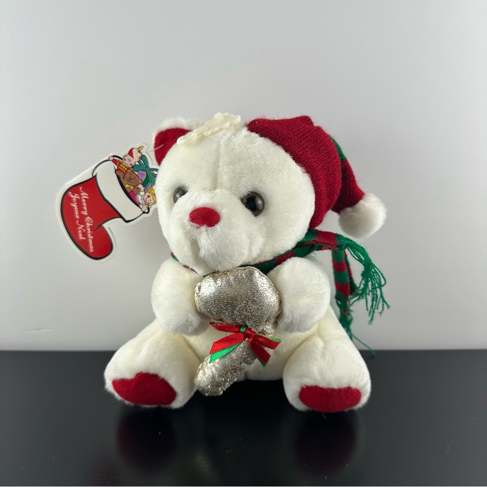 Vintage Best Made Toys Hudson’s Bay Company Christmas Teddy Bear Plush Stuffed